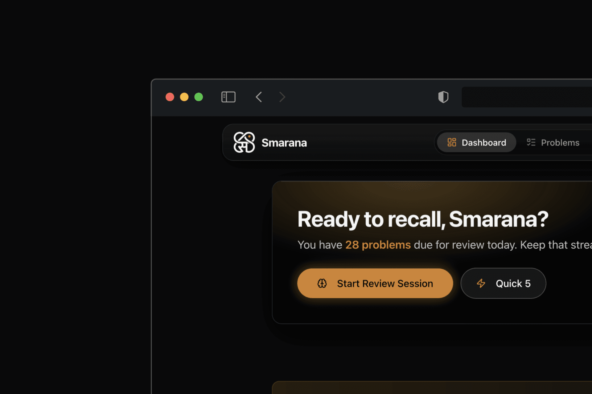 Smarana Interface